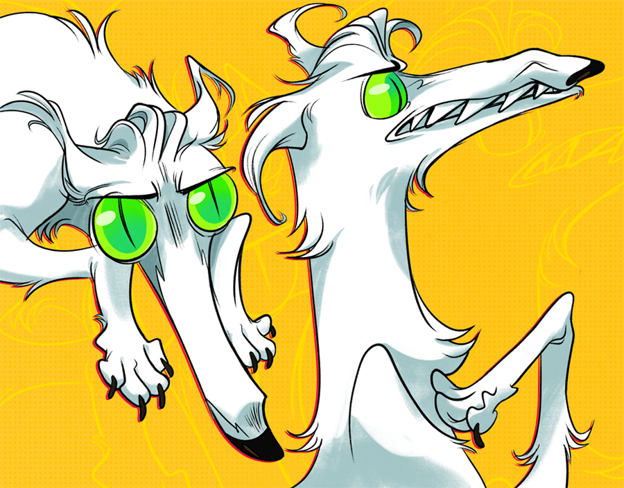  Has anyone ever seen a borzoi and not envied the ability to have an out-of-body smelling experience on the daily.