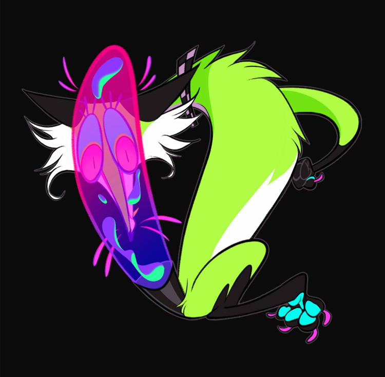 Cyamallo kindly made me my very own <a href=https://href.li/?http://cyalamps.carrd.co/>Lampfox</a>… Have you ever SEEN anything more me. (Or every decent scene kid in 2007. We figured out she has GIR colors, and. Well, that’s not a minus.)